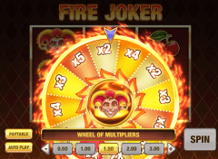 Fire Joker Bonus Wheel