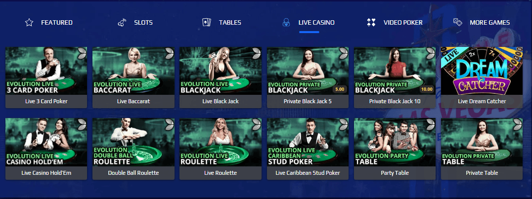 All Slots Casino Live Games