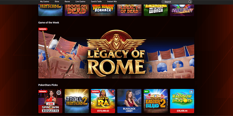 PokerStars Casino Games