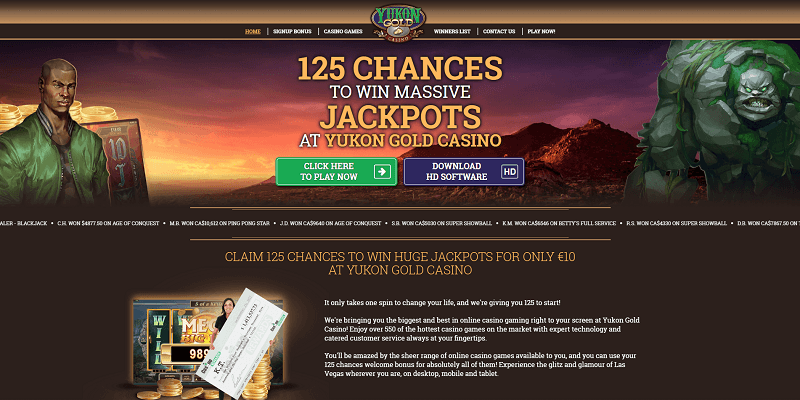 yukon gold casino review